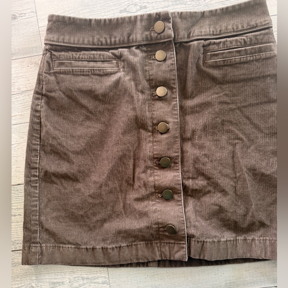 Wilfred Brown Mini Skirt